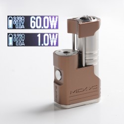 Authentic Aspire MIXX 60W VV VW Variable Wattage Box Mod - Toffee, 1~60W, 1 x 18350 / 18650