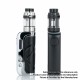 Authentic Augvape FOXY ONE 120W VW Starter Kit - Gunmetal + Brown Leather, 5~120W, 5.0ml / 3.5ml, 1 x 20700 / 21700 / 18650