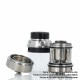 Authentic Augvape FOXY ONE 120W VW Starter Kit - Silver + Black Leather, 5~120W, 5.0ml / 3.5ml, 1 x 20700 / 21700 / 18650