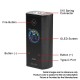 Authentic Oumier Blade TC VW Box Mod - Black, VW 5~200W, TC 200~600'F / 100~315'C, 1.3" TFT Screen, 2 x 18650