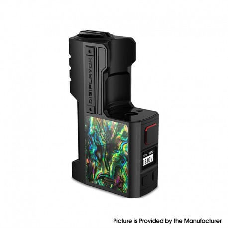 [Ships from Bonded Warehouse] Authentic Digi Z1 SBS 80W VW Box Mod - Black Abalone Shell, 5~80W, 1 x 18650