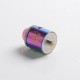 Authentic Hellvape Hellbeast RDA Rebuildable Dripping Vape Atomizer w/ BF Pin - Rainbow, Stainless Steel, 24mm Diameter