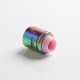 Authentic Hellvape Hellbeast RDA Rebuildable Dripping Vape Atomizer w/ BF Pin - Rainbow, Stainless Steel, 24mm Diameter