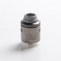 Authentic Hellvape Hellbeast RDA Rebuildable Dripping Atomizer w/ BF Pin - Gun Metal, Stainless Steel, 24mm Diameter