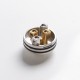 Authentic Hellvape Hellbeast RDA Rebuildable Dripping Vape Atomizer w/ BF Pin - Gun Metal, Stainless Steel, 24mm Diameter