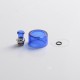 Authentic VXV Soulmate RTA Pod Replacement Tank Tube + 510 Drip Tip - Blue + SS