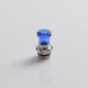 Authentic VXV Soulmate RTA Pod Replacement Tank Tube + 510 Drip Tip - Blue + SS