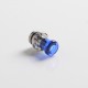 Authentic VXV Soulmate RTA Pod Replacement Tank Tube + 510 Drip Tip - Blue + SS