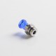 Authentic VXV Soulmate RTA Pod Replacement Tank Tube + 510 Drip Tip - Blue + SS