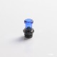 Authentic VXV Soulmate RTA Pod Replacement Tank Tube + 510 Drip Tip - Blue + Black