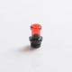 Authentic VXV Soulmate RTA Pod Replacement Tank Tube + 510 Drip Tip - Red + Black