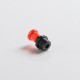 Authentic VXV Soulmate RTA Pod Replacement Tank Tube + 510 Drip Tip - Red + Black