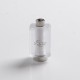 Authentic YDDZ A1 510 Thread Adapter Connector for dotMod dotAIO Pod System Vape Kit - White + Silver, POM + Stainless Steel