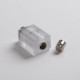 Authentic YDDZ A1 510 Thread Adapter Connector for dotMod dotAIO Pod System Vape Kit - White + Silver, POM + Stainless Steel