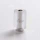 Authentic YDDZ A1 510 Thread Adapter Connector for dotMod dotAIO Pod System Vape Kit - White + Silver, POM + Stainless Steel