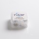 Authentic YDDZ A1 510 Thread Adapter Connector for dotMod dotAIO Pod System Vape Kit - White + Silver, POM + Stainless Steel