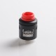 Authentic Hellvape Hellbeast RDA Rebuildable Dripping Vape Atomizer w/ BF Pin - Matte Black, Stainless Steel, 24mm Diameter