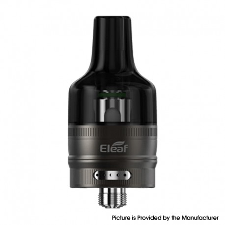 Authentic Eleaf GTL Mini Pod Tank Atomizer for iSolo Air Mod - Gun Metal, 2.0ml, 0.8ohm / 1.2ohm, 22 Diameter