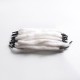 Authentic ThunderHead Creations THC 100% Organic Premium Cotton - 110mm, Double Heads Shoelace Cotton (20 PCS)