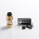 Authentic Vandy Vape Kylin Mini V2 RTA Rebuildable Tank Vape Atomizer - Gold, 3.0 / 5.0ml, 24.4mm Diameter