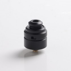 Authentic Yachtvape Claymore RDA Rebuildable Dripping Atomizer w/ BF Pin - Black, 24mm diameter
