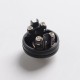 Authentic Yachtvape Claymore RDA Rebuildable Dripping Vape Atomizer w/ BF Pin - Black, 24mm diameter