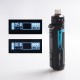 Authentic VOOPOO Argus X 80W Pod System Vape Mod Kit - Litchi Leather & Blue, 5~80W, 1 x 18650, 4.5ml, 0.15ohm / 0.3ohm