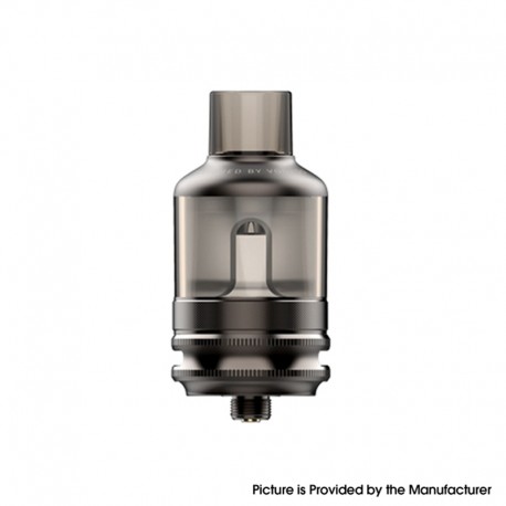 Authentic Voopoo TPP Tank Atomizer - Gun Metal, 5.5ml, Zinc Alloy + PCTG, 0.15ohm / 0.2ohm