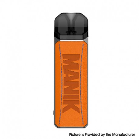 Authentic Wotofo Manik Mini 30W VW Pod System - Orange, 1000mAh, 1~30W, M11 Parallel Coil 0.6ohm, M12 nexMESH Coil 0.6ohm