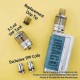 Authentic Voopoo Drag 3 177W VW Mod + TPP Tank Kit - Sandy Brown, 5~177W, 2 x 18650, GENE.FAN 2.0 Chip, 5.5ml, 0.15ohm / 0.2ohm