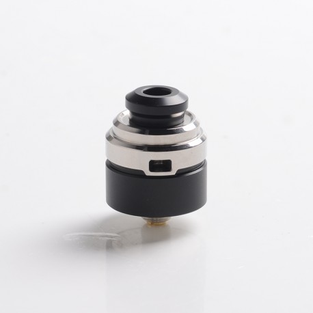 Authentic Yachtvape Claymore RDA Rebuildable Dripping Atomizer w/ BF Pin - Silver + Black, 24mm diameter