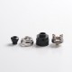 Authentic Yachtvape Claymore RDA Rebuildable Dripping Vape Atomizer w/ BF Pin - Silver + Black, 24mm diameter