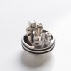 Authentic Yachtvape Claymore RDA Rebuildable Dripping Vape Atomizer w/ BF Pin - Silver + Black, 24mm diameter