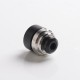 Authentic Yachtvape Claymore RDA Rebuildable Dripping Vape Atomizer w/ BF Pin - Silver + Black, 24mm diameter