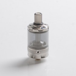 Authentic Ambition Mods and The Gentlemen Club Bishop MTL RTA Rebuildable Tank Atomizer - Silver, SS316, 4.0ml, 22mm