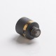 Authentic BP Mods Bushido V3 RDA Dripping Atomizer w/ BF Pin - DLC Gray + Genuine Gold, Stainless Steel, 22mm Diameter