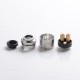 Authentic Augvape DRUGA 2 BF RDA Rebuildable Dripping Vape Atomizer - Silver, Stainless Steel, 24mm Diameter