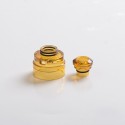 Authentic Yachtvape Claymore RDA Replacement Top Cap + Drip Tip - Translucent Amber