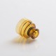 Authentic Yachtvape Claymore RDA Replacement Top Cap + Drip Tip - Translucent Amber