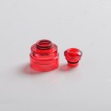 Authentic Yachtvape Claymore RDA Replacement Top Cap + Drip Tip - Translucent Red