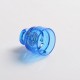 Authentic Yachtvape Claymore RDA Replacement Top Cap + Drip Tip - Translucent Blue