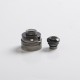 Authentic Yachtvape Claymore RDA Replacement Top Cap + Drip Tip - Translucent Black