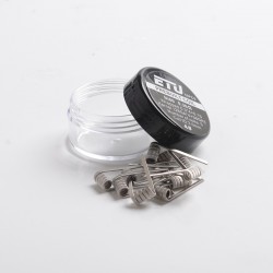 Authentic ETU Pre-built Coil Wire for RDA Atomizer - 0.26ohm, Ni80, Kernel 28GA x 4 + 36GA, Wrapped 0.3 x 4 + 0.13 (10 PCS)