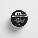Authentic ETU Pre-built Coil Wire for RDA Atomizer - 0.7ohm, Ni80, Kernel 30GA x 2 + 40GA, Wrapped 0.25 x 2 + 0.08 (10 PCS)