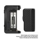 [Ships from Bonded Warehouse] Authentic VandyVape Gaur-21 200W Dual 21700 Box Mod - Ceramic Black, VW 5~200W, 2 x 18650/20700