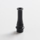 Authentic Auguse CG108P CG Pro 510 Drip Tip w/ 5 x Plugs for RTA / RDA / RDTA Atomizer - Black + Black, SS + POM, 30.5mm