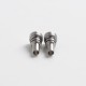 Authentic Ambition Mods and The Vaping Gentlemen Club Bishop MTL RTA Replacement Air Intake Pins - Silver, 316SS, 1.6mm (2 PCS)