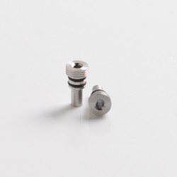 Authentic Ambition Mods and The Gentlemen Club Bishop MTL RTA Replacement Air Intake Pins - Silver, 316SS, 1.4mm (2 PCS)