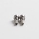 Authentic Ambition Mods and The Vaping Gentlemen Club Bishop MTL RTA Replacement Air Intake Pins - Silver, 316SS, 1.4mm (2 PCS)