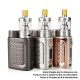 Authentic Eleaf iStick Pico 2 75W VW Box Mod + GZeno S Tank Standard Version Kit - Rose Gold, 1~75W, 1 x 18650, 4.0ml, 0.8ohm